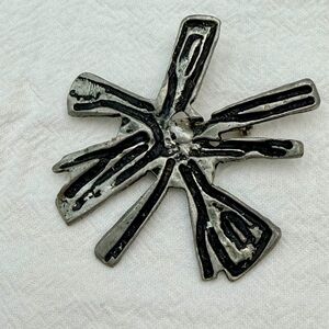 Vintage Robert Larin Brutalist Brooch